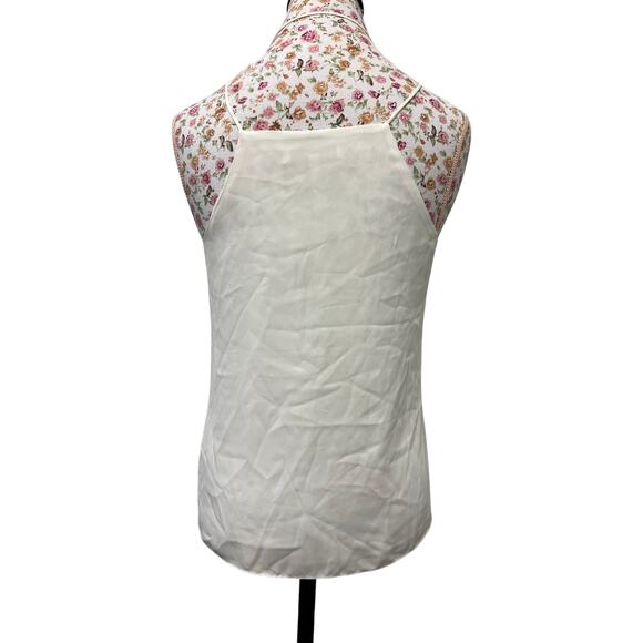 🤍 WAYF Lace Trim Halter Top M – Cream Boho Festival Y2K Cami - Picture 5 of 6